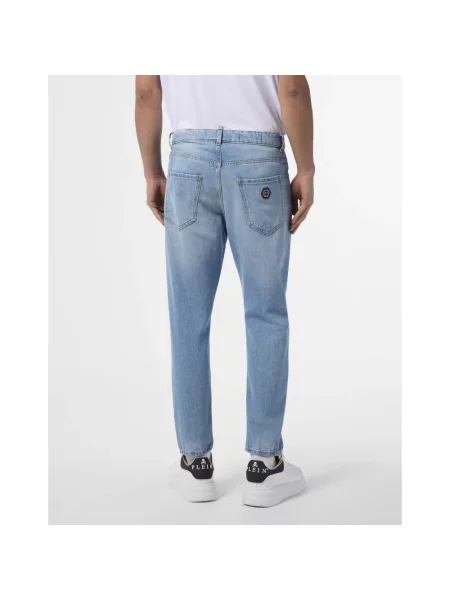 Jeansy Philipp Plein niebieskie