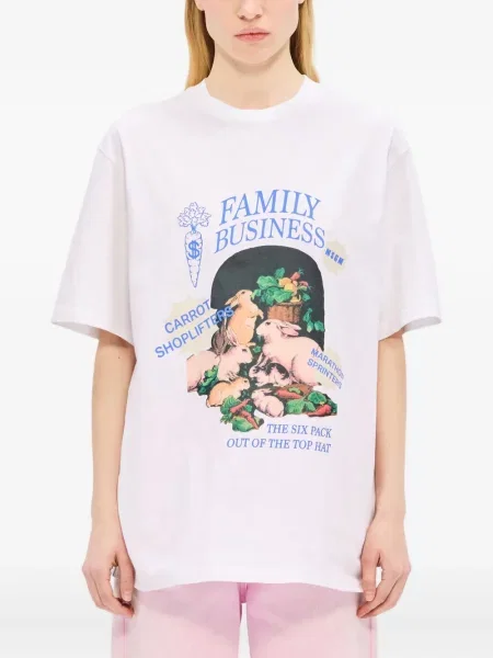 Tricou Msgm cu imagine alb