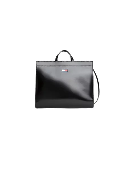 Shopperka Tommy Hilfiger czarna