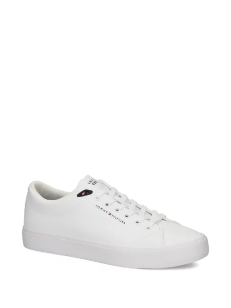Sneakers Tommy Hilfiger με κορδόνια με δαντέλα λευκό