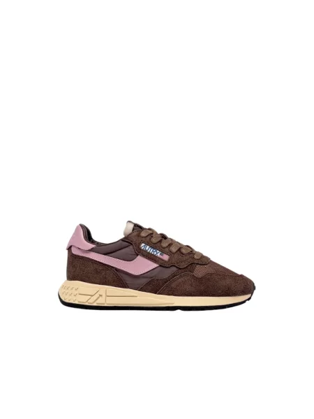 Sneakersy Autry brązowe