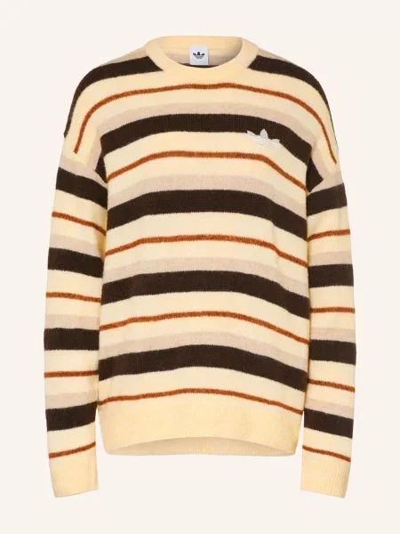 Adidas Originals Svetry Knit Essentials světle / tmavě hnědá