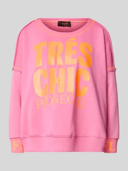 Bluza o kroju oversized z prążkowanymi wykończeniami Miss Goodlife