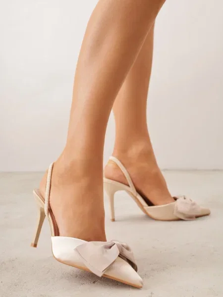 Pantofi stiletto Gihaen bej