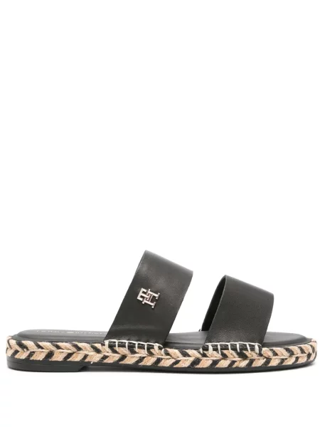 Espadrile Tommy Hilfiger din piele negru