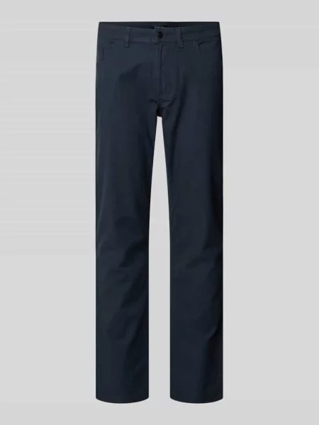 Jeansy o kroju slim fit w 5 kieszeni Christian Berg Men granatowe