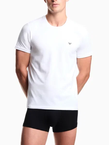 Набір футболок Emporio Armani білий/синій біла