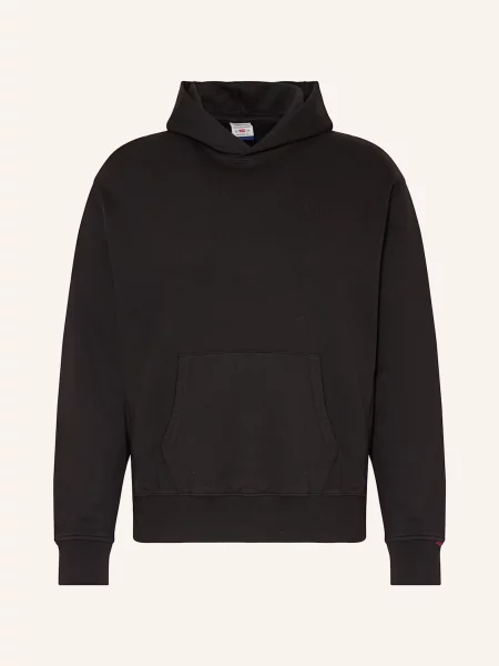 Bluza z kapturem o kroju relaxed fit z kieszenią kangurką Levi's czarna