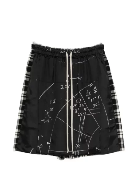Pantaloni scurți Rick Owens negru