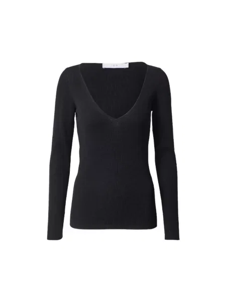 Dzianinowy sweter Iro czarny