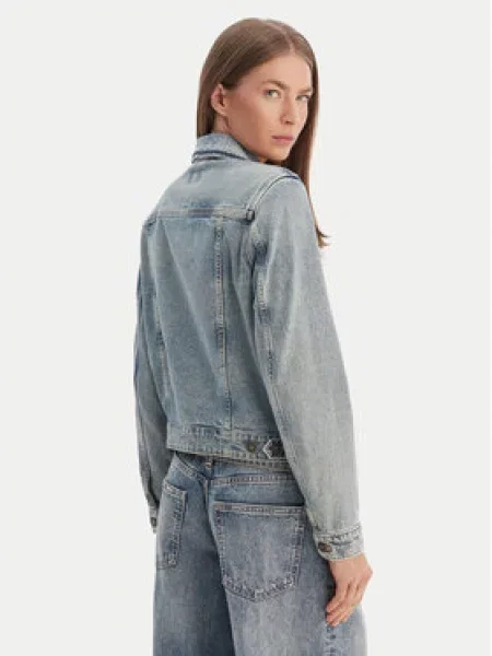 Jeansová bunda Guess Jeans modrá