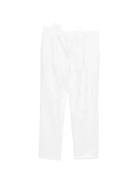 Plisované kalhoty Tom Ford bílé