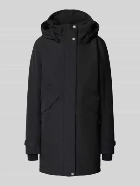 Parka z odpinanym kapturem model ‘INDRA’ Didriksons czarna