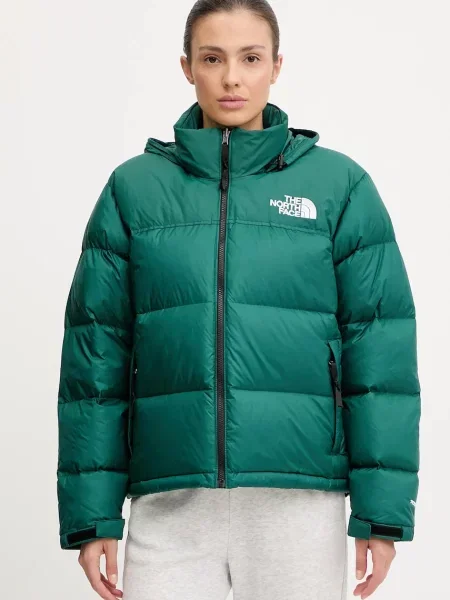 Kurtka puchowa The North Face retro zielona
