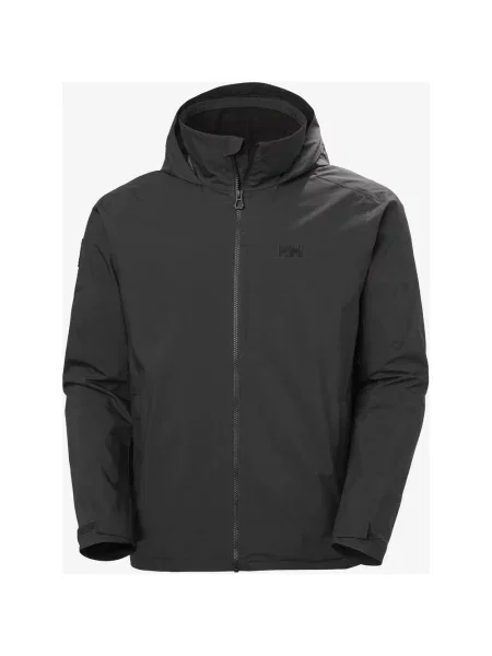 Kurtka z kapturem Helly Hansen HP Racing lifaloft antracytowy S szary