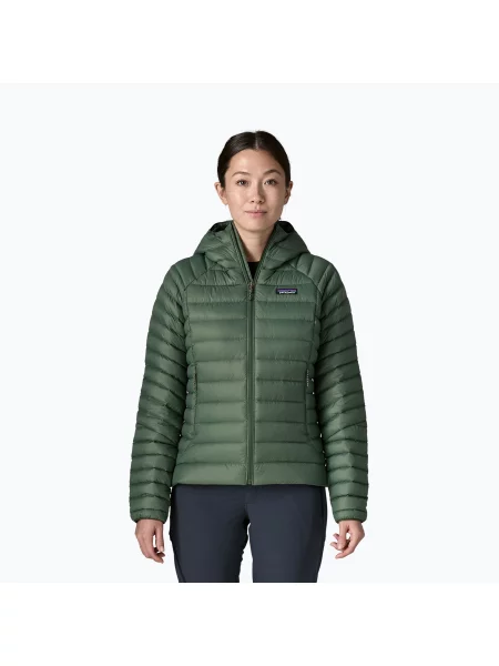 Geacă cu puf pentru femei Patagonia Down Sweater Hoody canopy green verde