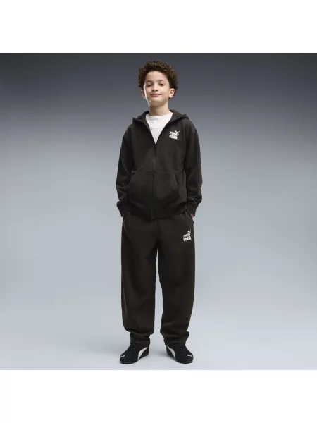 PUMA Młodzieżowe spodnie dresowe MID Relaxed Barrel Akcesoria czarny