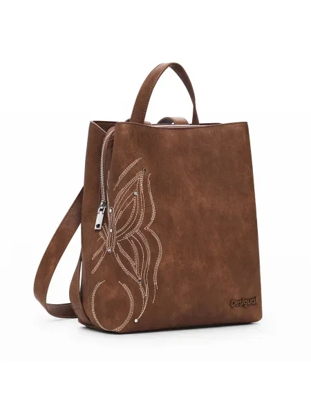 Раница Desigual GOODALL SAND SUMY MI дамска малък кафяво