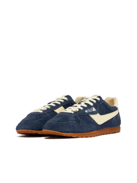 Sneakersy Autry skórzane niebieskie