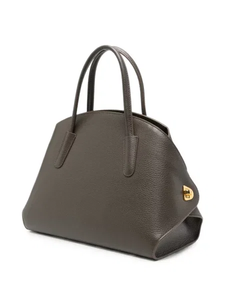 Geantă shopper Coccinelle din piele maro