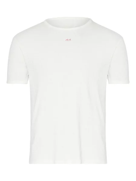 Tricou Maison Margiela cu decolteu rotund alb