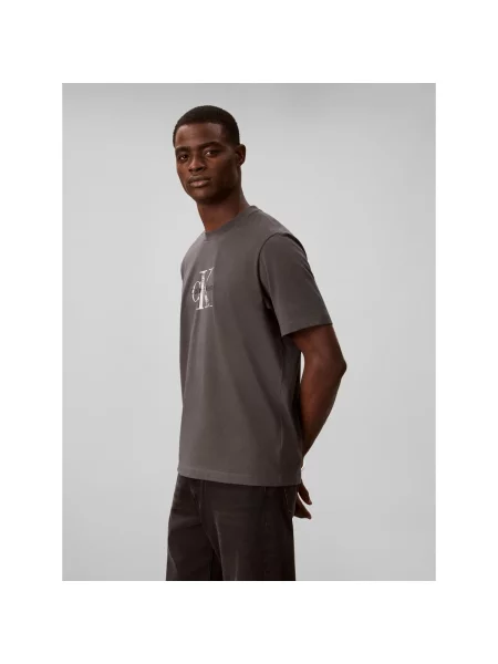 Tričko Calvin Klein Jeans sivá