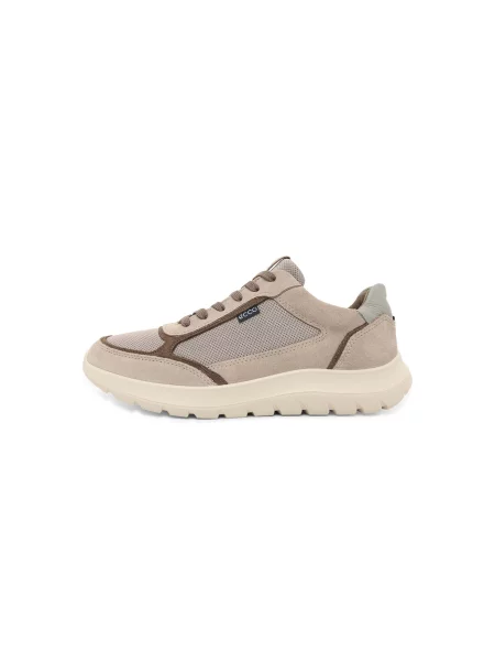 Sneakerși Ecco cu strasuri gri