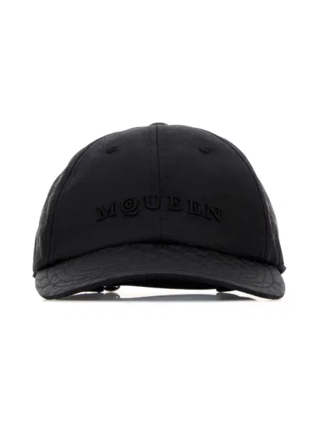 Czapka z daszkiem Alexander Mcqueen czarna