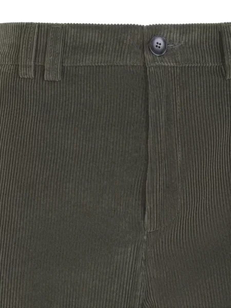 Pantaloni Canali de catifea cord verde
