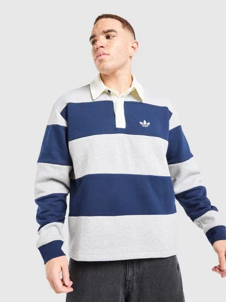 Adidas T-Shirt Rugby Shirt szara