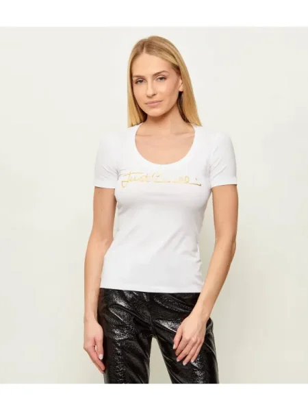 Just Cavalli Tricou alb
