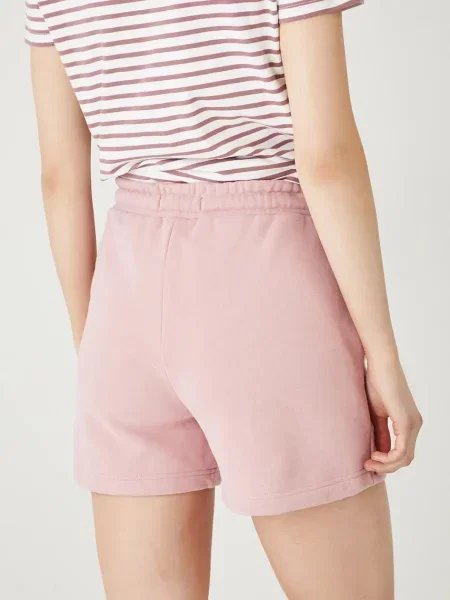 Teplákové šortky Medicine medium waist růžová