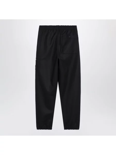 Spodnie dresowe Stone Island z kamieniami czarne
