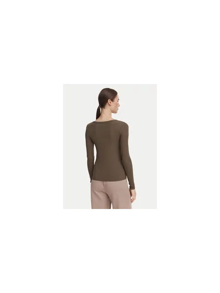 Guess Blúz Khaki Slim Fit