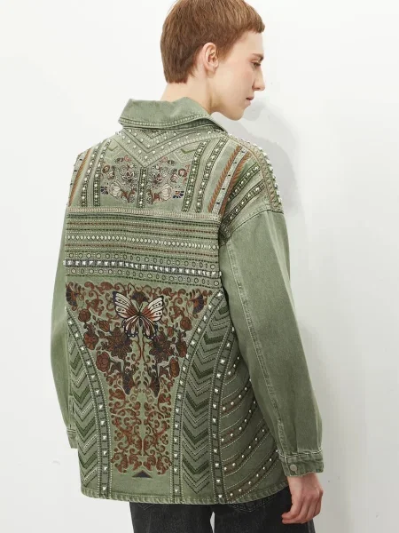 Дънково яке от Medicine преходен модел зелено