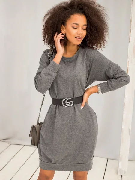 Rochie Fashionhunters de costum gri