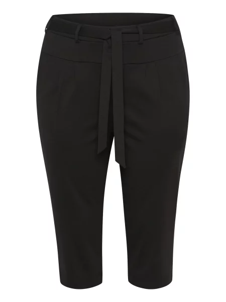 KAFFE CURVE Pantaloni Jenna' negru