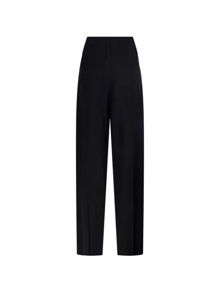 Pantaloni Sportmax cu picior lat negru