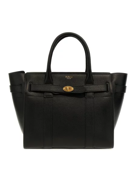 Shopperka Mulberry skórzana czarna