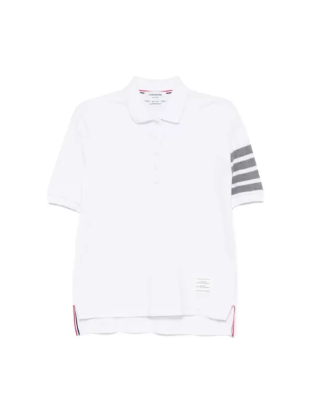 Koszulka polo Thom Browne biała