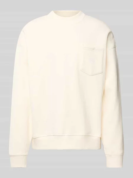 Bluza z kieszenią na piersi Blkvis biała