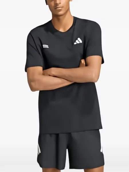 Scurt tricou Adidas slip-on roșu
