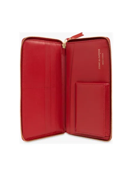 Portfel Comme Des Garcons skórzany czerwony
