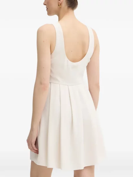 Rochie mini Armani Exchange fără mâneci alb