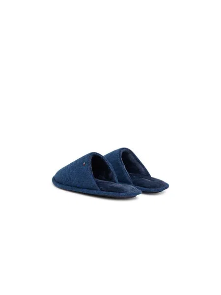 Papucs Tommy Hilfiger Hilfiger Herringbone House Shoe Sötétkék
