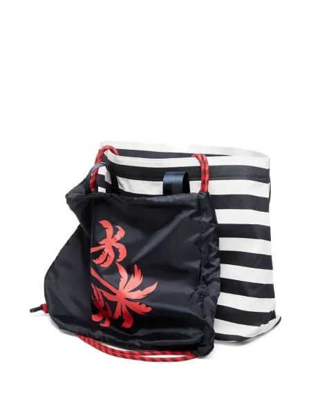 Τσάντα shopper Ea7 Emporio Armani μπλε