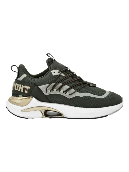 Sneakersy Plein Sport skórzane zielone
