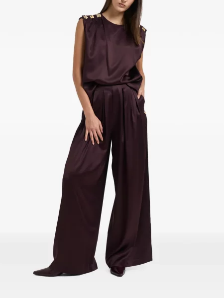 Pantaloni palazzo Danamé violet