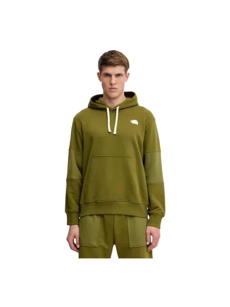 Bluza z kapturem The North Face frotte zielona