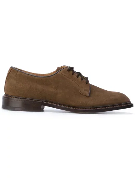 Pantofi derby Tricker's maro